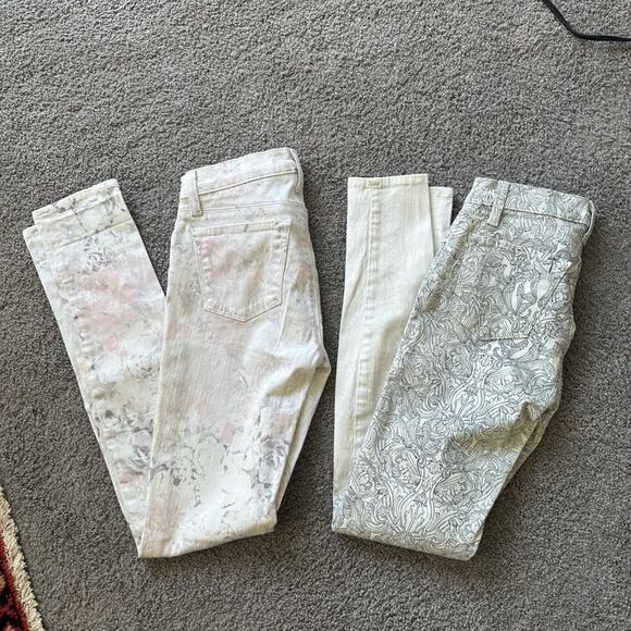 TWO PAIRS: J Brand Super Skinny Jeans - Picture 1 of 15